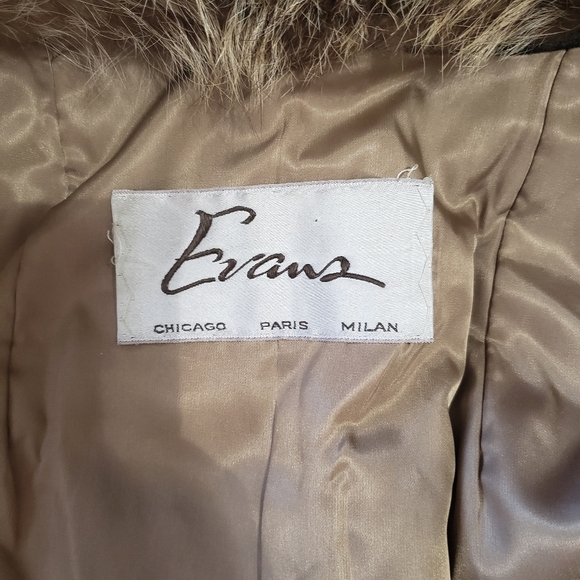 1960s Vintage Evans Beaver Fur Coat with Collar‎ Small/Medium - Picture 7 of 11
